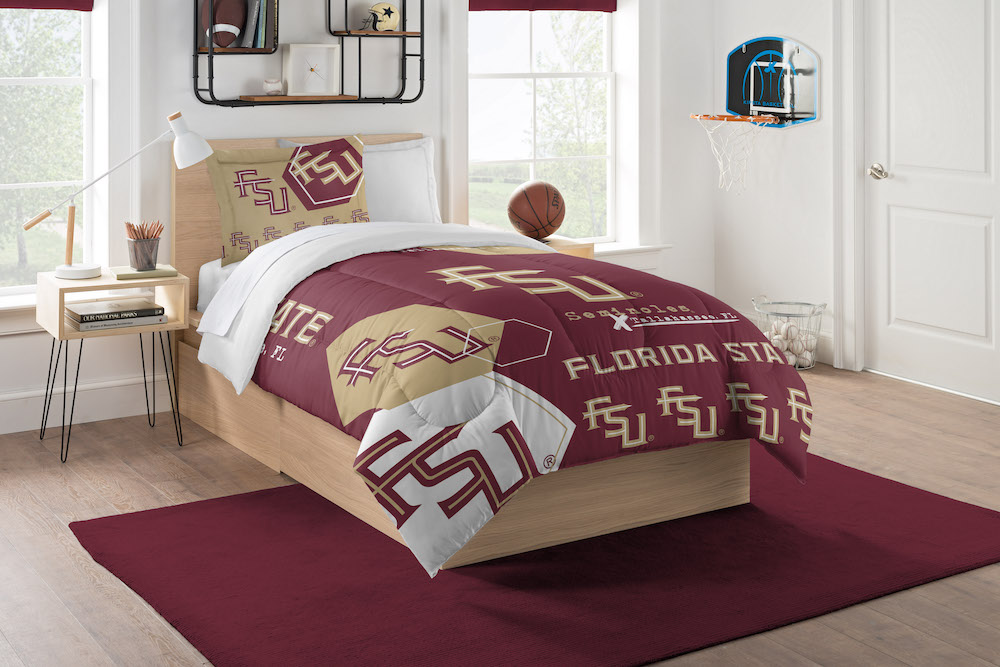 Florida State Seminoles Twin Comforter Set with Sham
