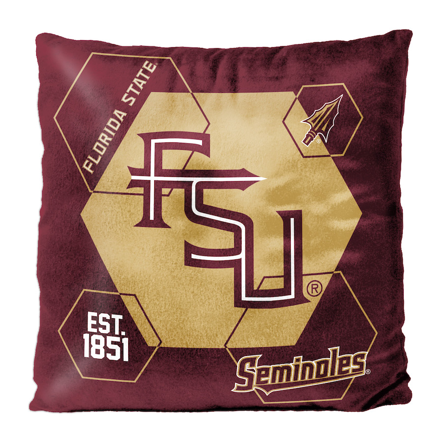 Florida State Seminoles Velvet REVERSE Pillow