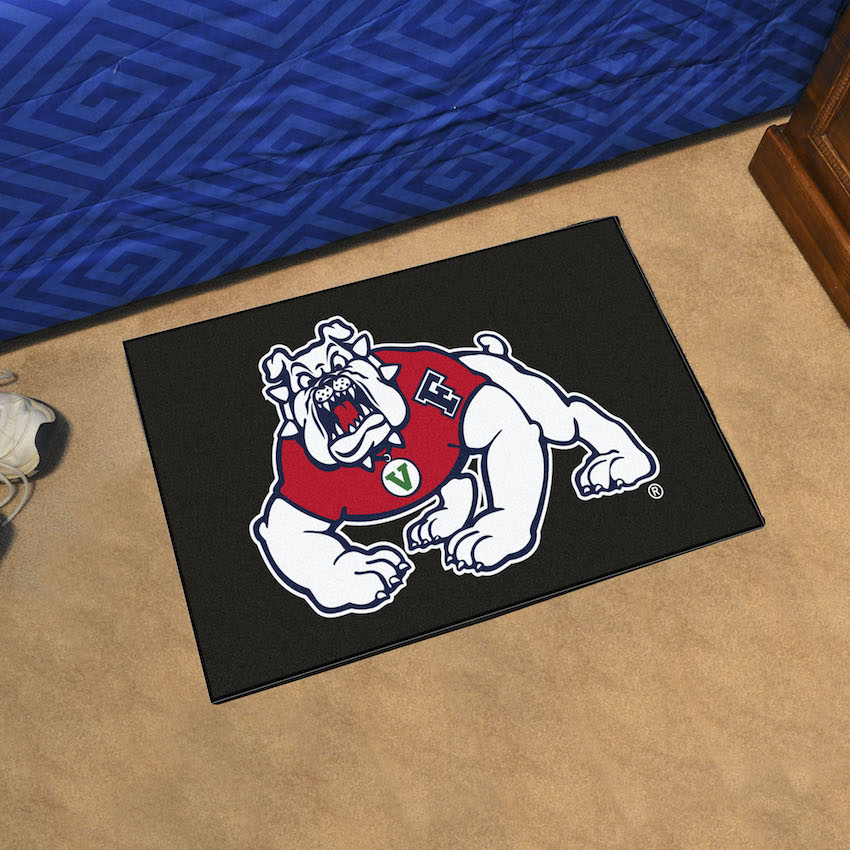 Fresno State Bulldogs BLACK 20 x 30 STARTER Floor Mat