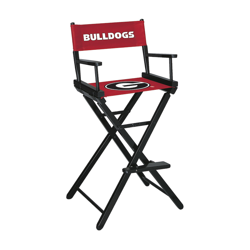 Georgia Bulldogs Directors Chair BAR Height