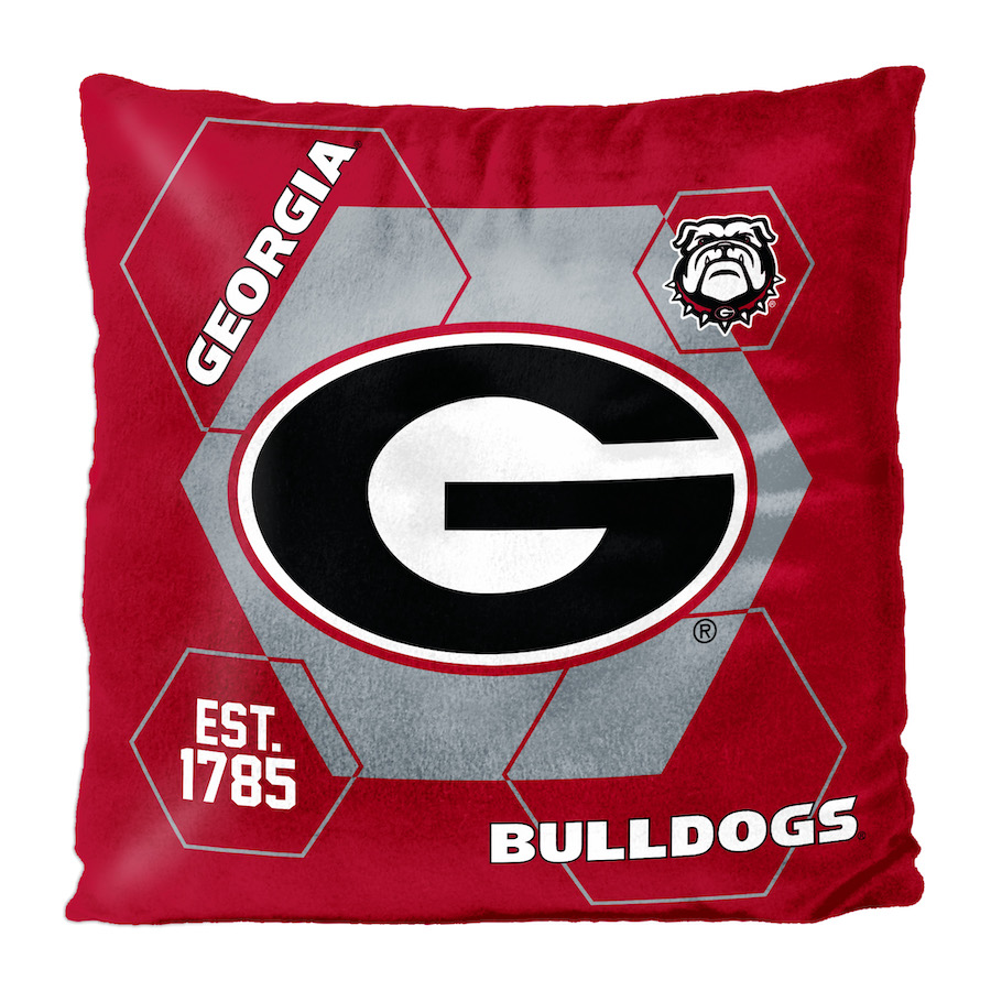 Georgia Bulldogs Velvet REVERSE Pillow