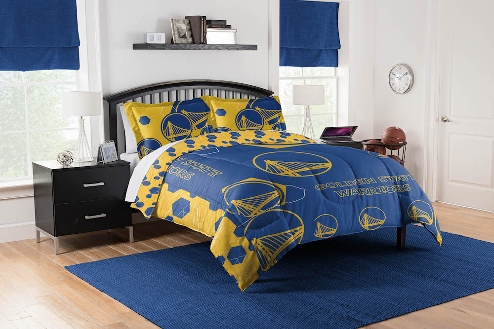 Golden State Warriors KING size Comforter and 2 Shams