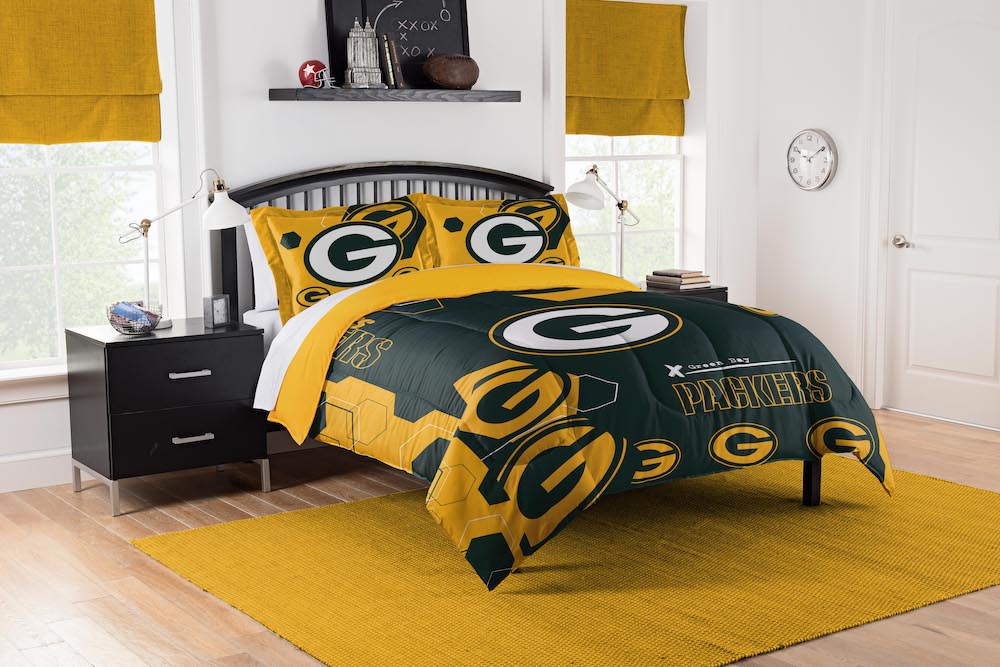 Green Bay Packers KING size Comforter and 2 Shams