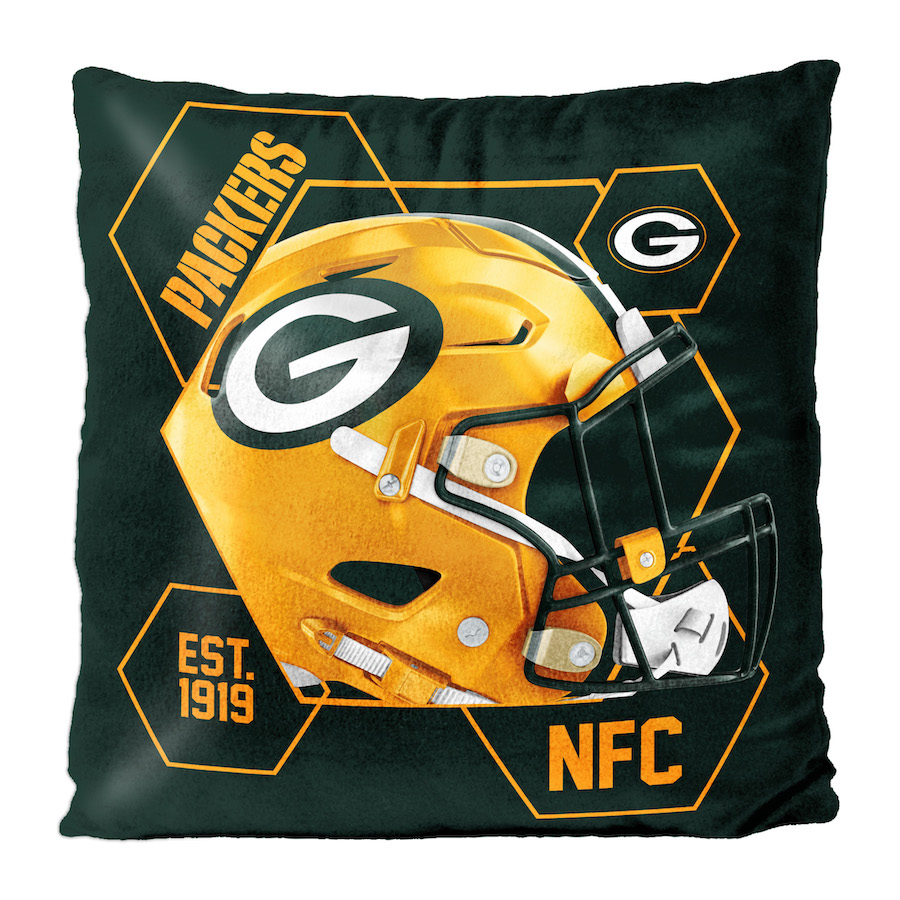 Green Bay Packers Velvet REVERSE Pillow