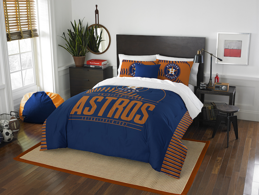 Houston Astros QUEEN/FULL size Comforter and 2 Shams