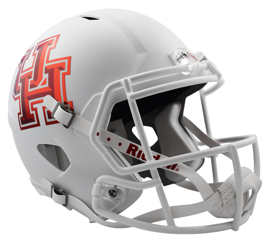 Houston Cougars SPEED Replica Football Helmet - WHITE