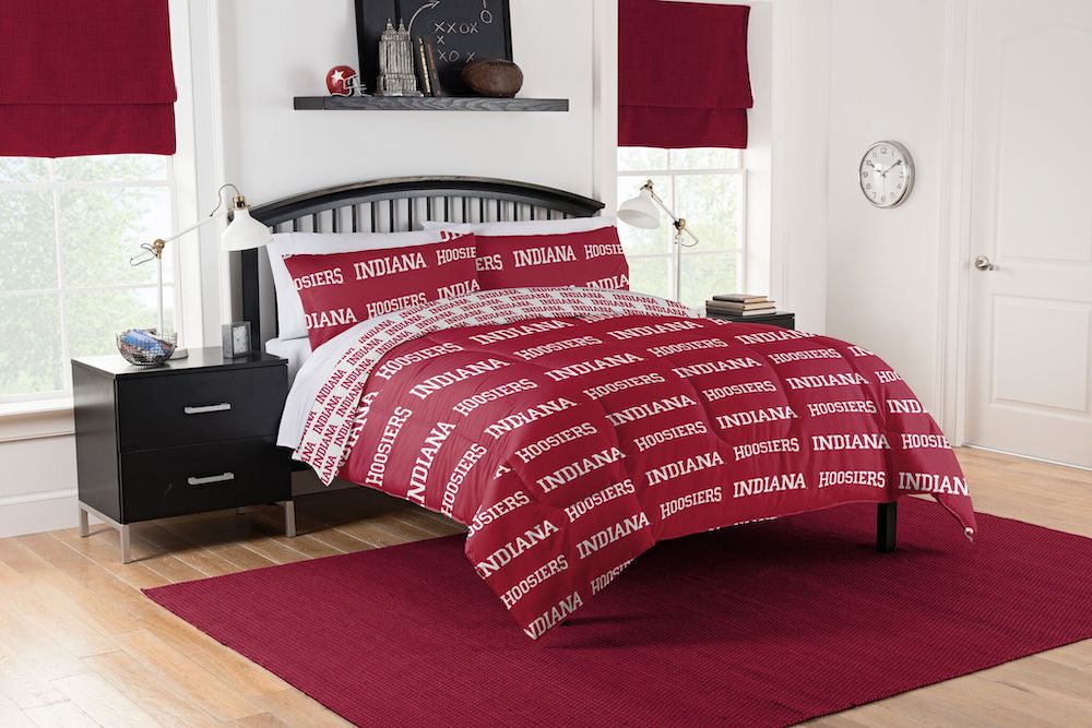 Indiana Hoosiers FULL Bed in a Bag Set