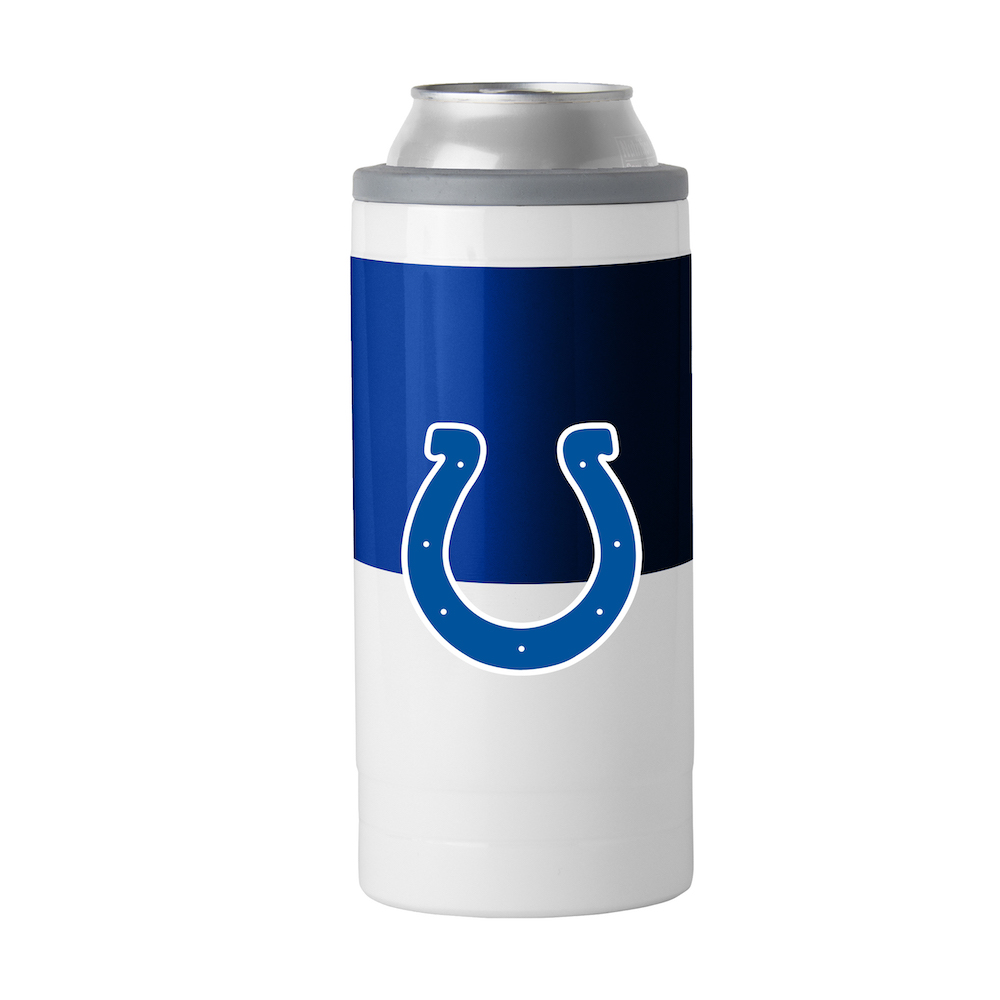Indianapolis Colts Colorblock 12 oz. Slim Can Coolie
