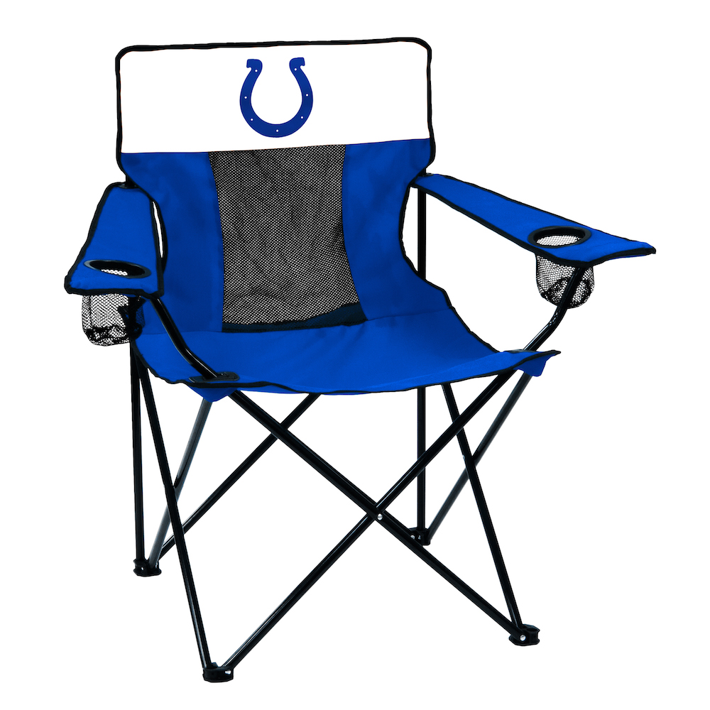 Indianapolis Colts ELITE logo folding camp style chair