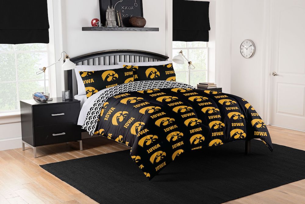 Iowa Hawkeyes QUEEN Bed in a Bag Set