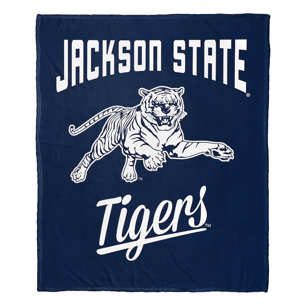 Jackson State Tigers ALUMNI Silk Touch Throw Blanket 50 x 60 inch