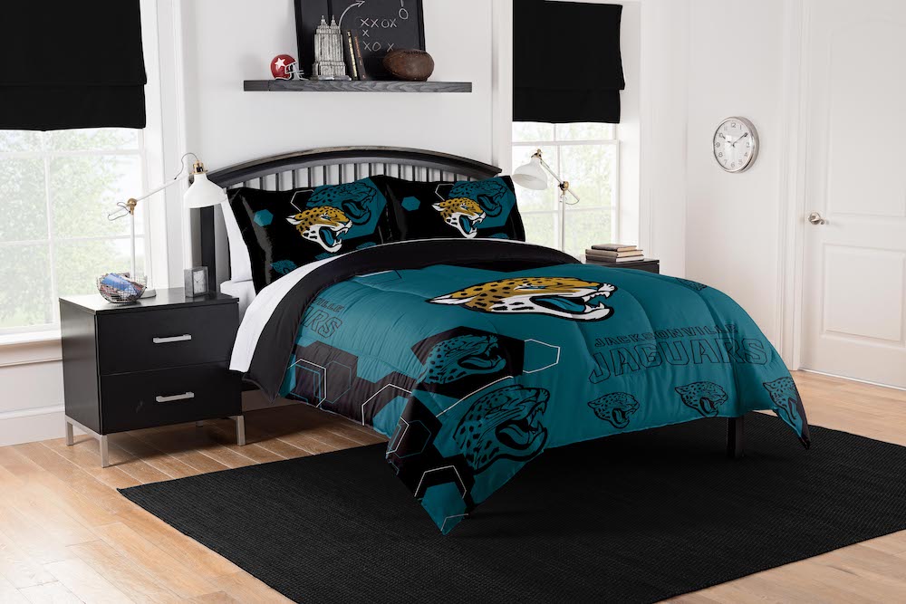 Jacksonville Jaguars KING size Comforter and 2 Shams