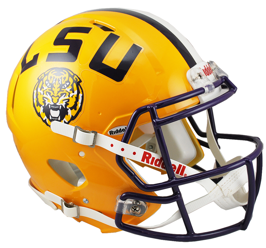 LSU Tigers SPEED Revolution Authentic Football Helmet