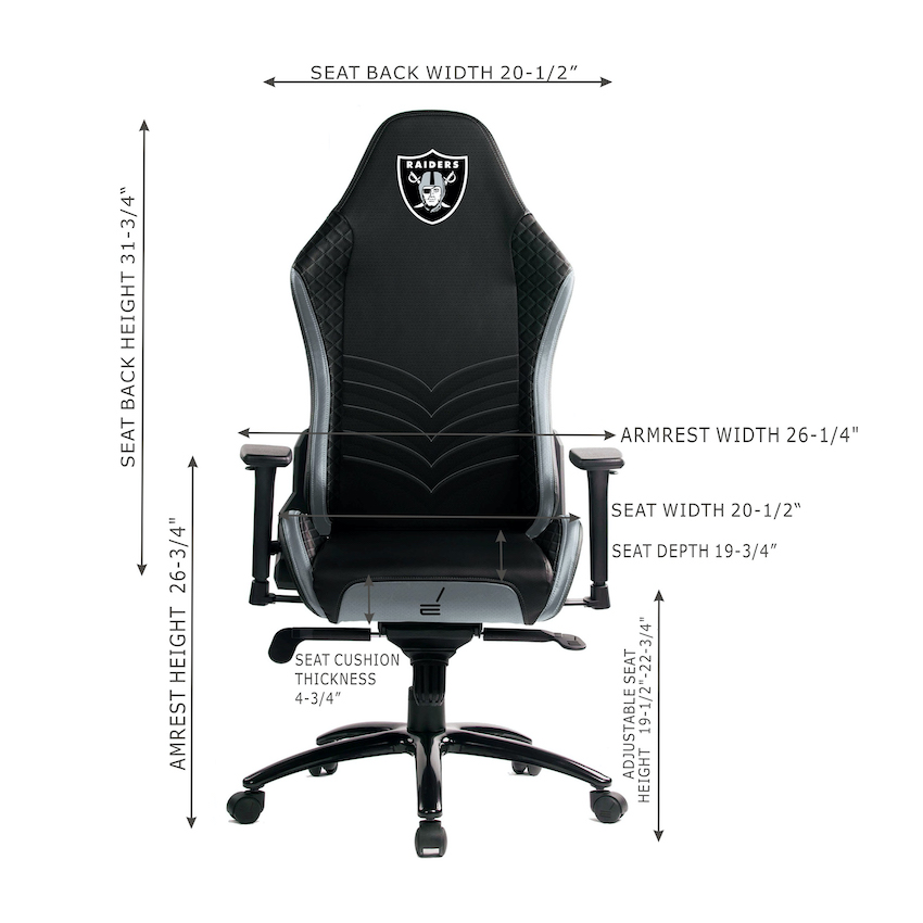 Las Vegas Raiders REACT Pro Series Gaming Chair