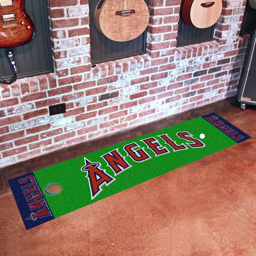 Los Angeles Angels ALT LOGO Putting Green Mat 18 x 72