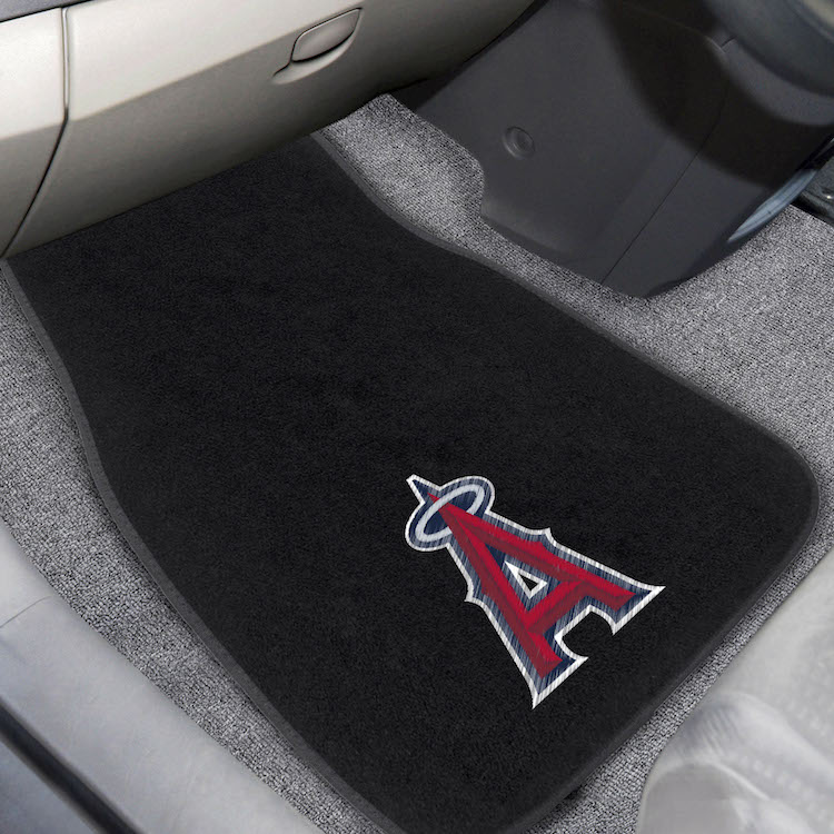 Los Angeles Angels Car Floor Mats 17 x 26 Embroidered Pair