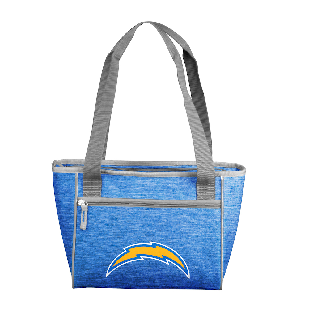 Los Angeles Chargers Crosshatch 16 Can Cooler Tote