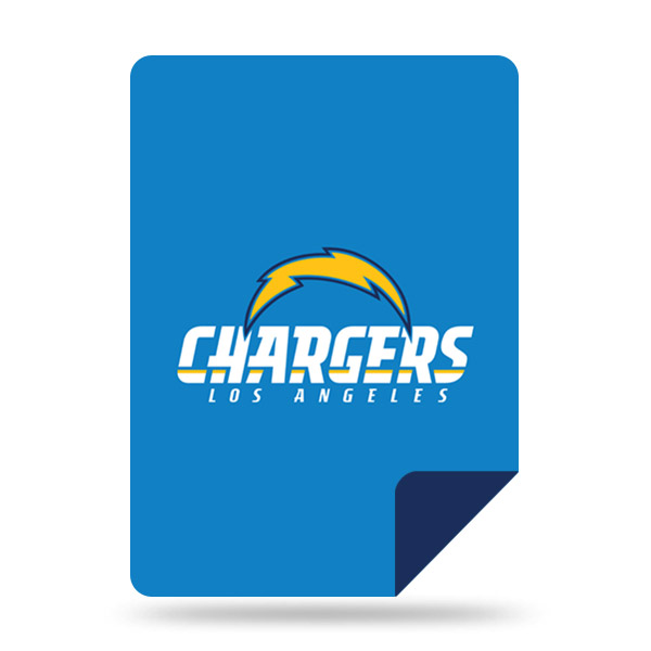 Los Angeles Chargers DENALI Silver Knit Throw