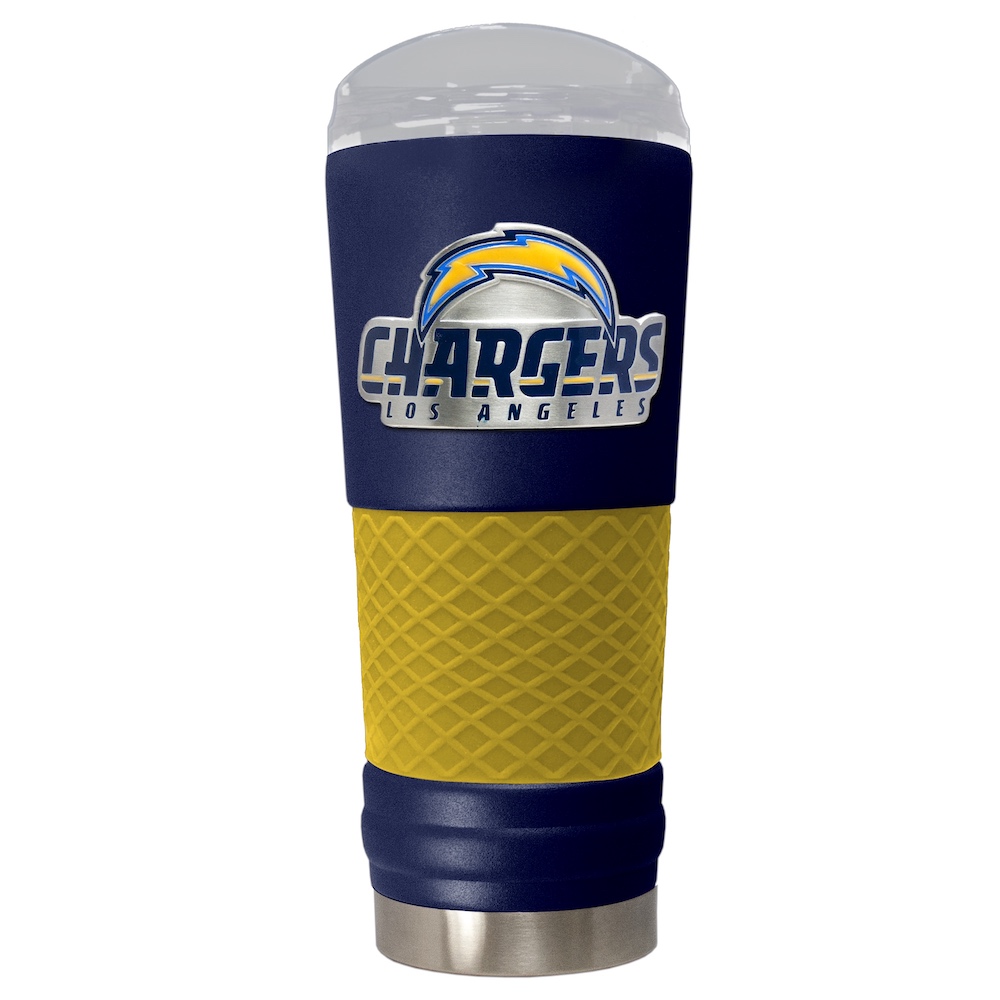 Los Angeles Chargers 24 oz DRAFT SERIES NFL Powder Coated Insulated Travel Tumbler