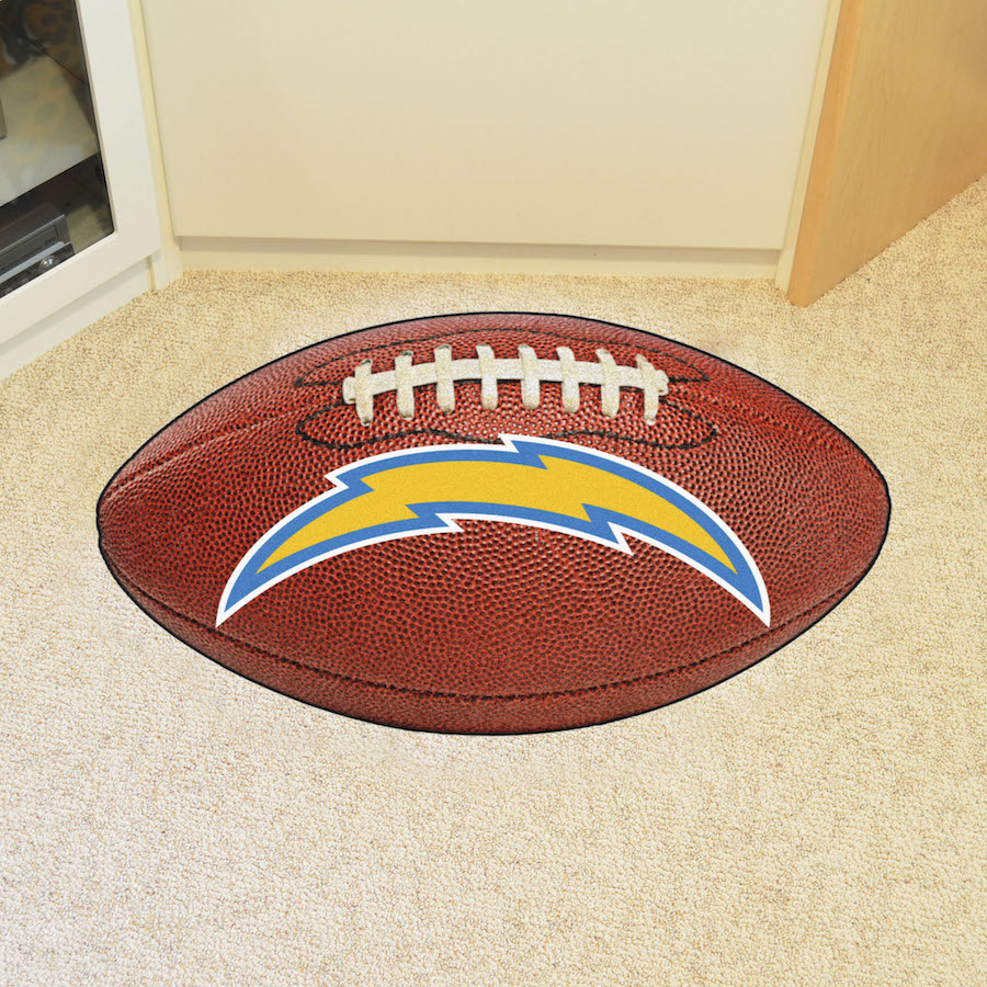 Los Angeles Chargers 22 x 35 Football Mat