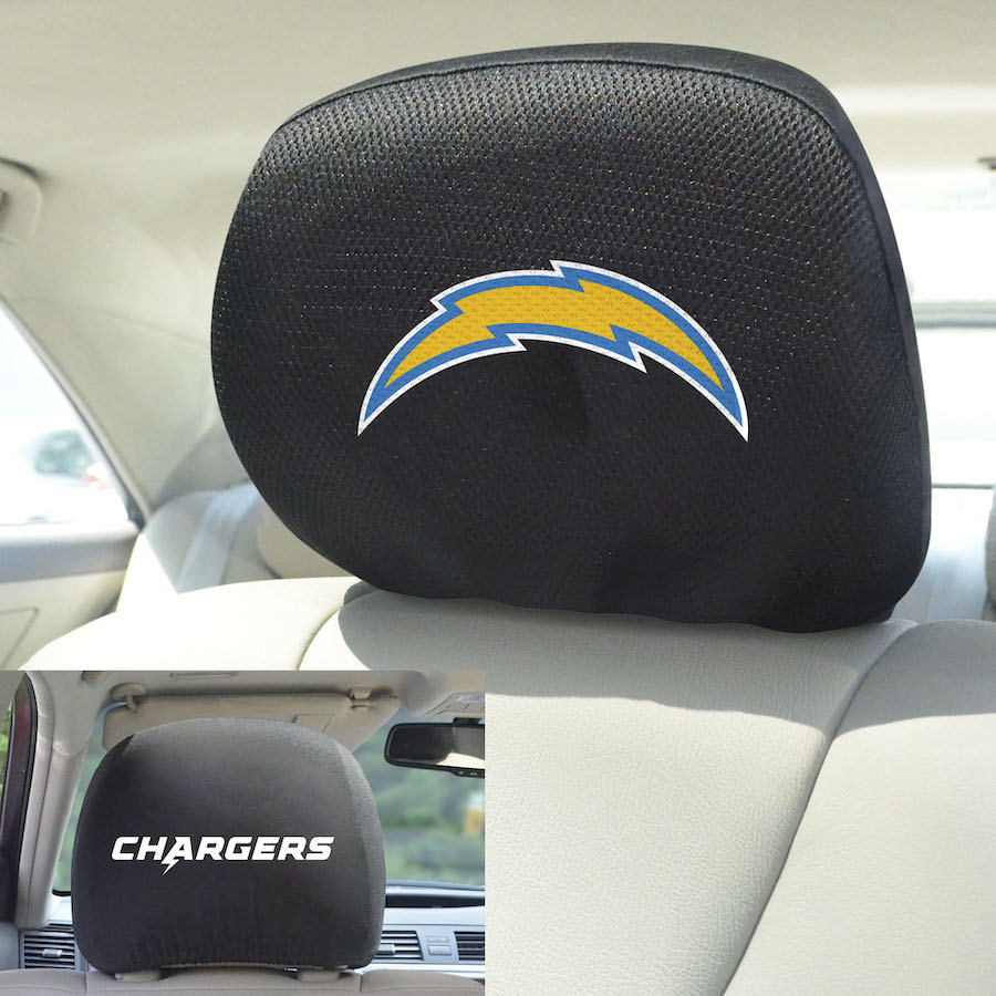 Los Angeles Chargers Head Rest Covers