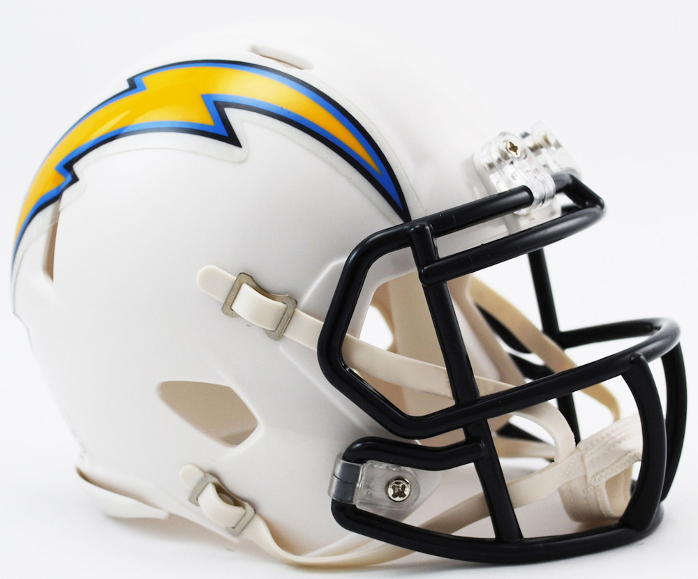 Los Angeles Chargers NFL Throwback 2007-2018 Mini Helmet