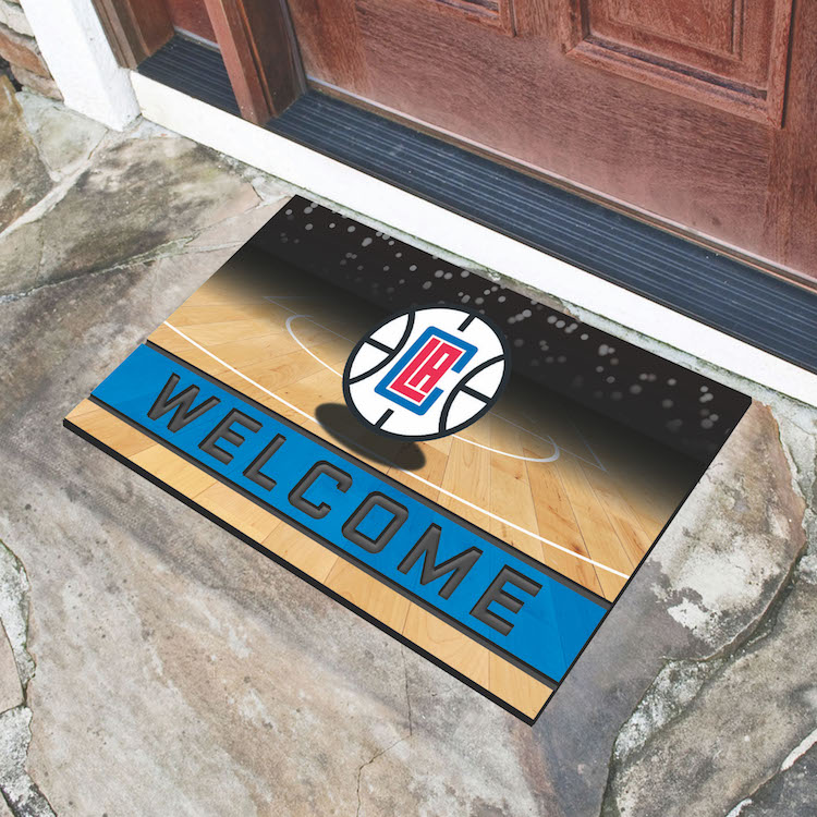 Los Angeles Clippers Recycled Crumb Rubber Door Mat