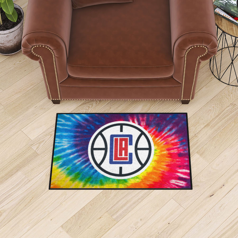 Los Angeles Clippers TIE-DIE 20 x 30 Starter Floor Mat