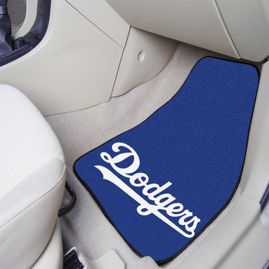 Los Angeles Dodgers ALT LOGO Car Floor Mats 18 x 27 Carpeted-Pair