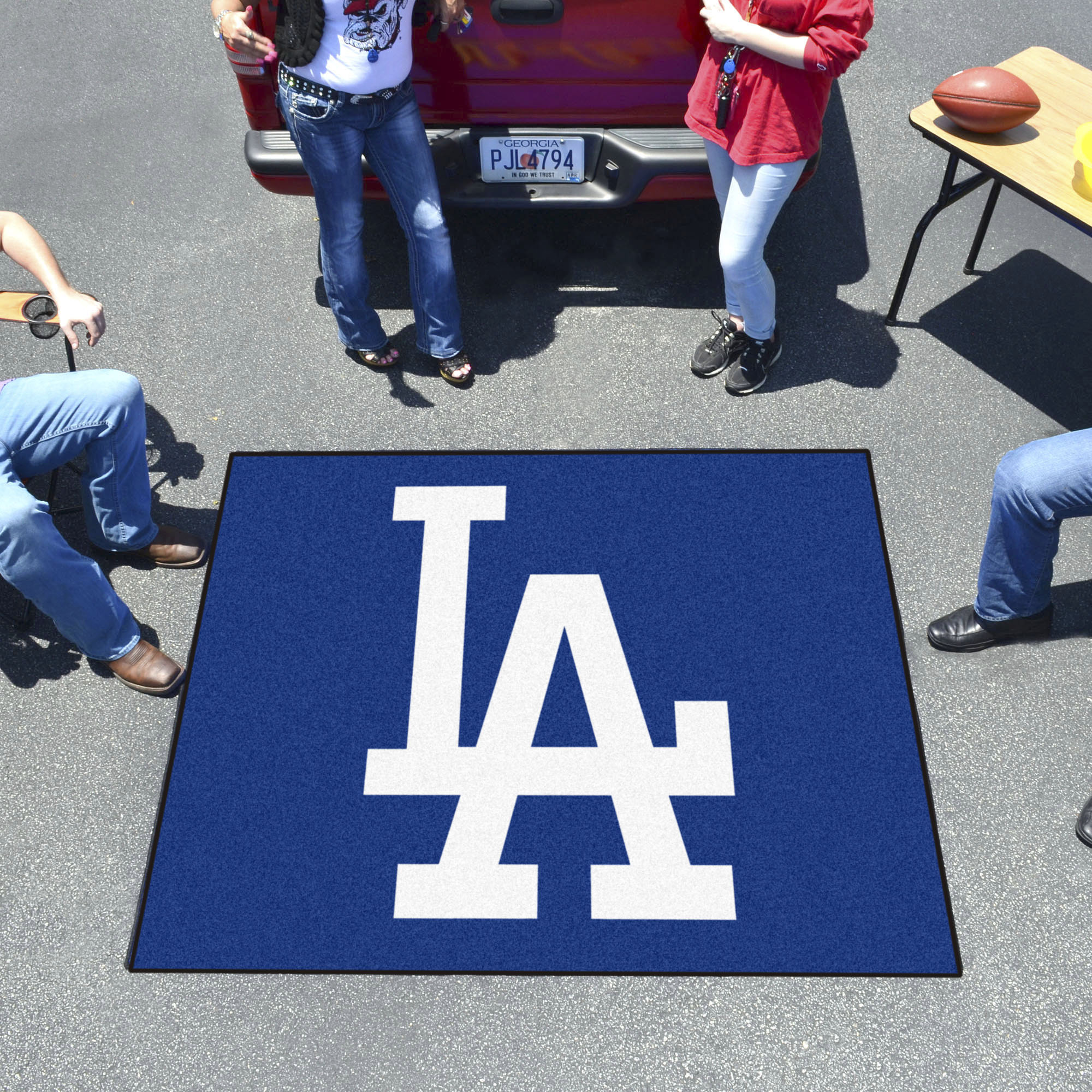 Los Angeles Dodgers LOGO TAILGATER 60 x 72 Rug