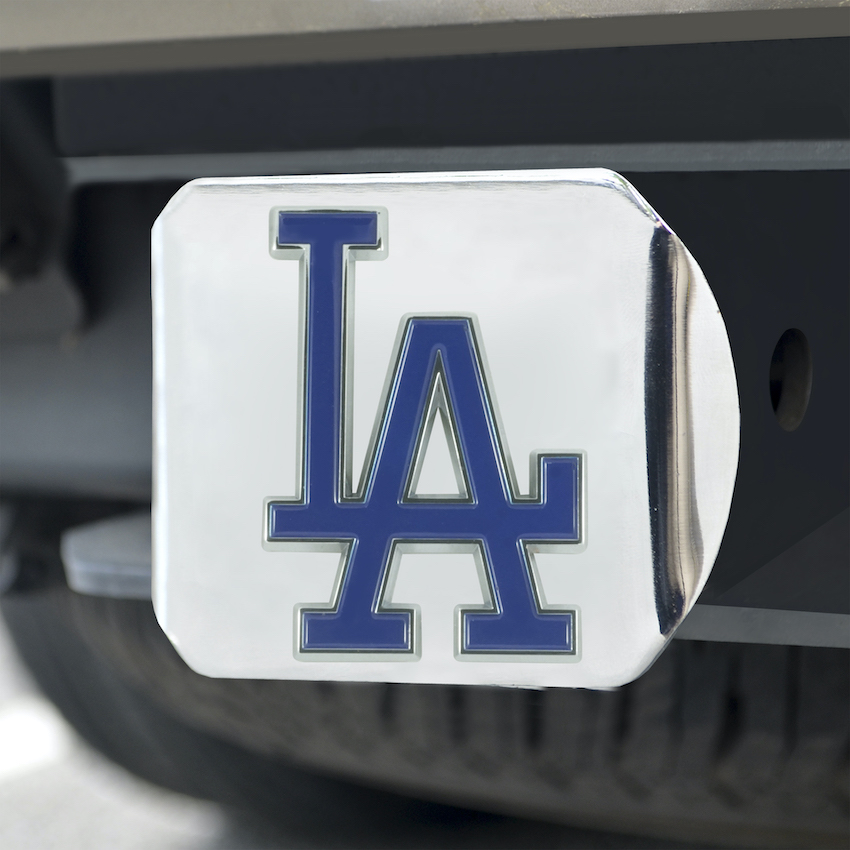 Los Angeles Dodgers Color Chrome Trailer Hitch Cover