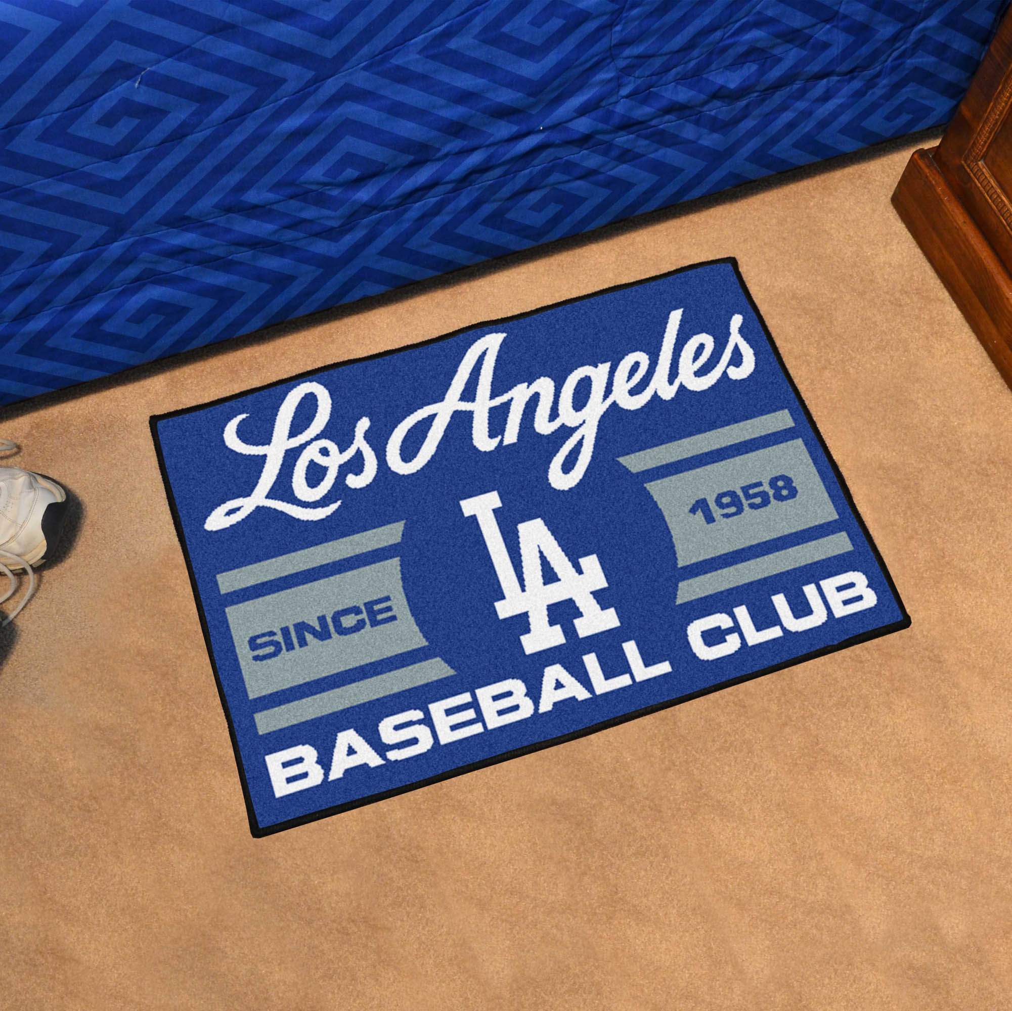 Los Angeles Dodgers UNIFORM Themed Floor Mat