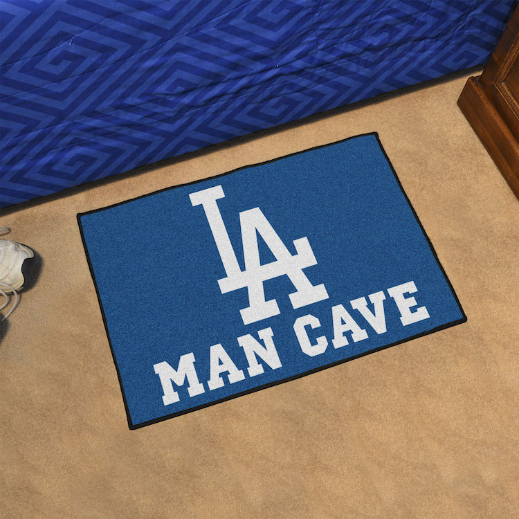Los Angeles Dodgers MAN CAVE 20 x 30 STARTER Floor Mat