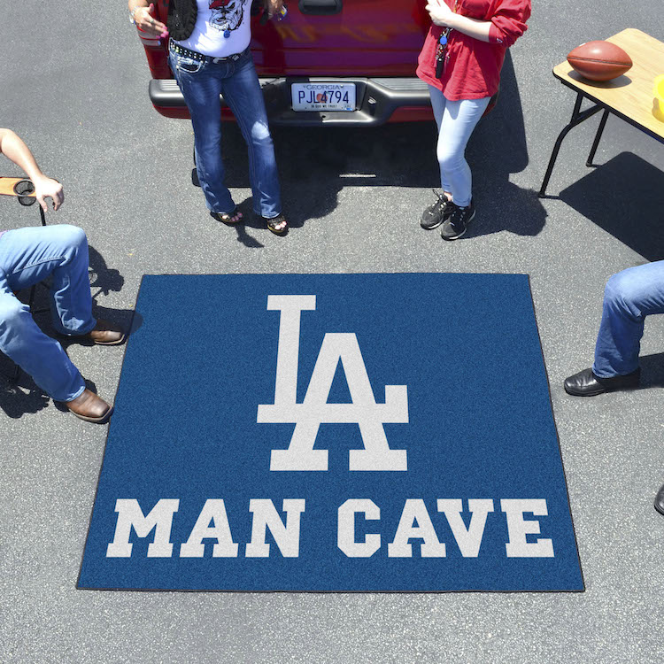 Los Angeles Dodgers MAN CAVE TAILGATER 60 x 72 Rug