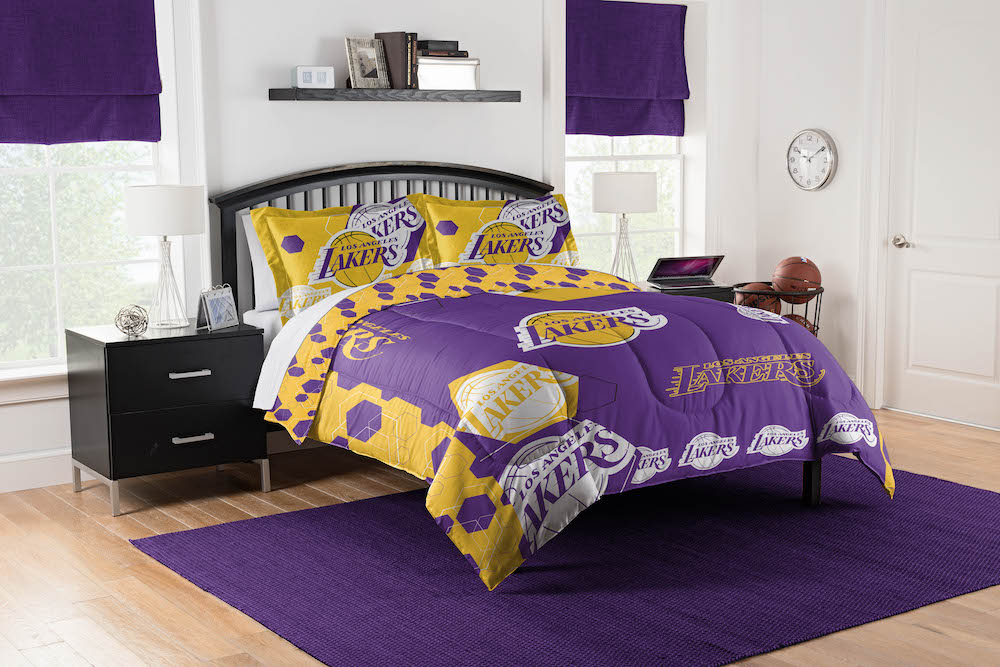 Los Angeles Lakers QUEEN/FULL size Comforter and 2 Shams