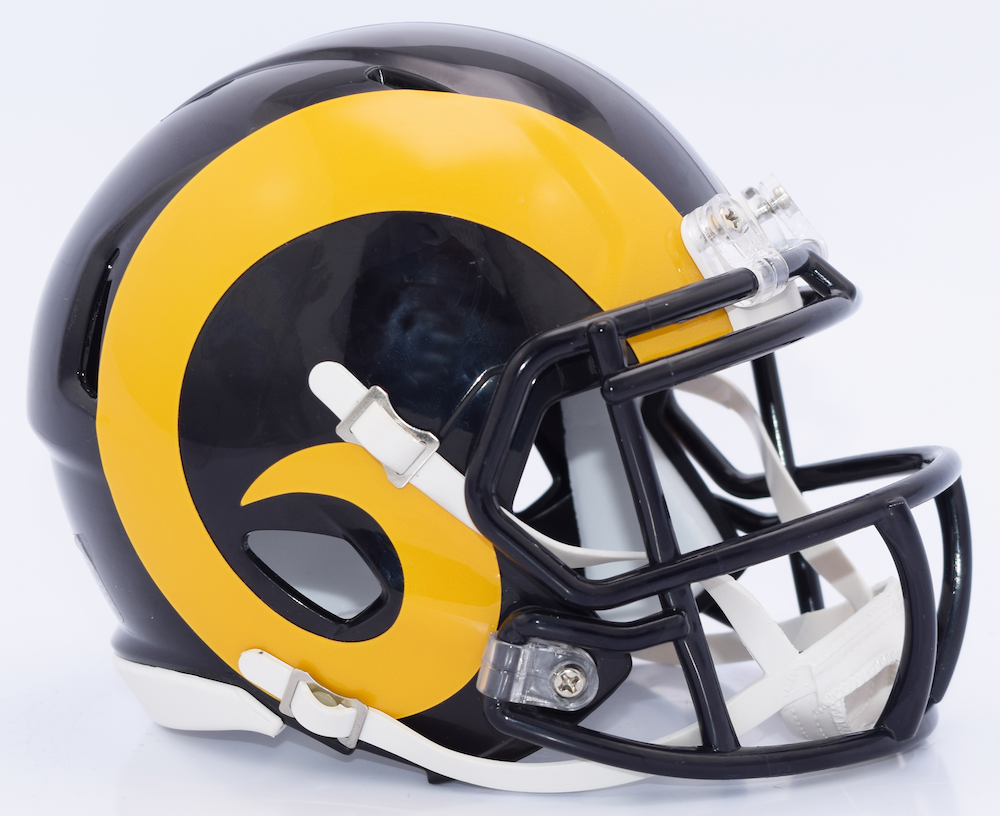 Los Angeles Rams NFL Throwback 1981-1999 Mini Helmet