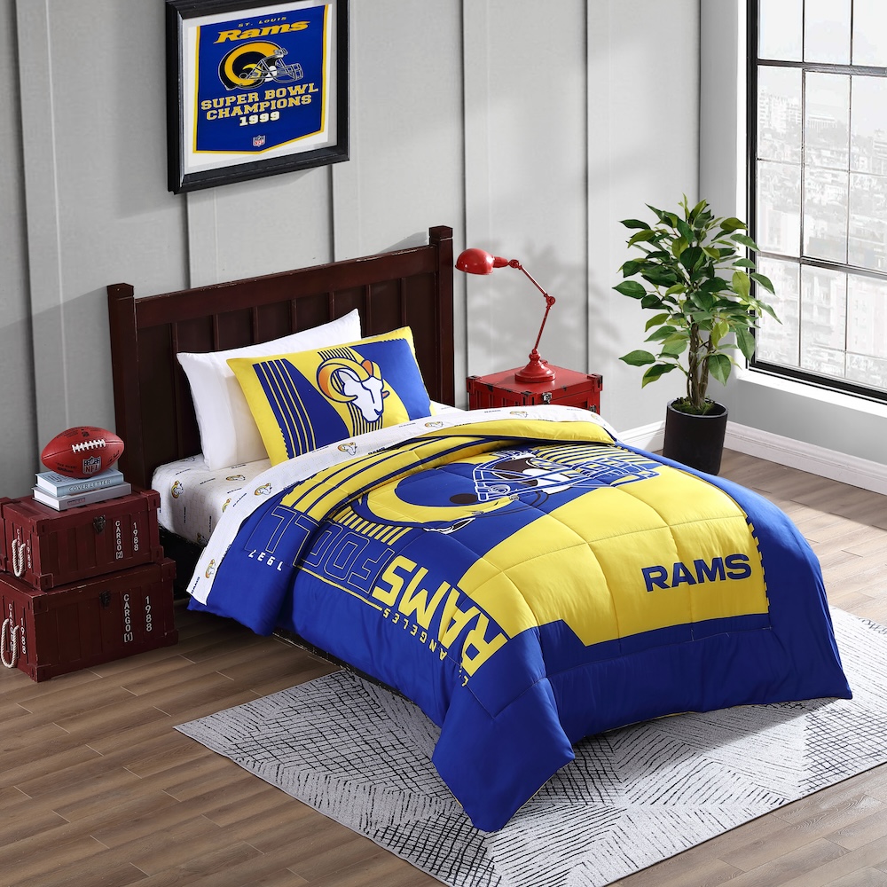 Los Angeles Rams TWIN Bed in a Bag Set