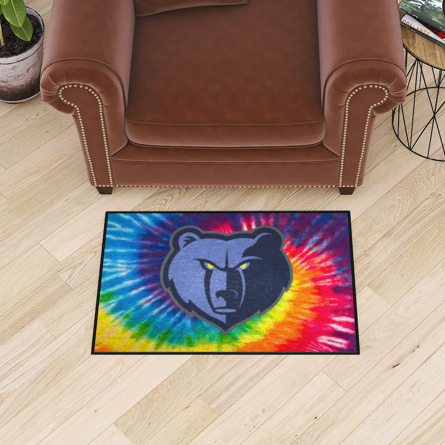 Memphis Grizzlies TIE-DIE 20 x 30 Starter Floor Mat