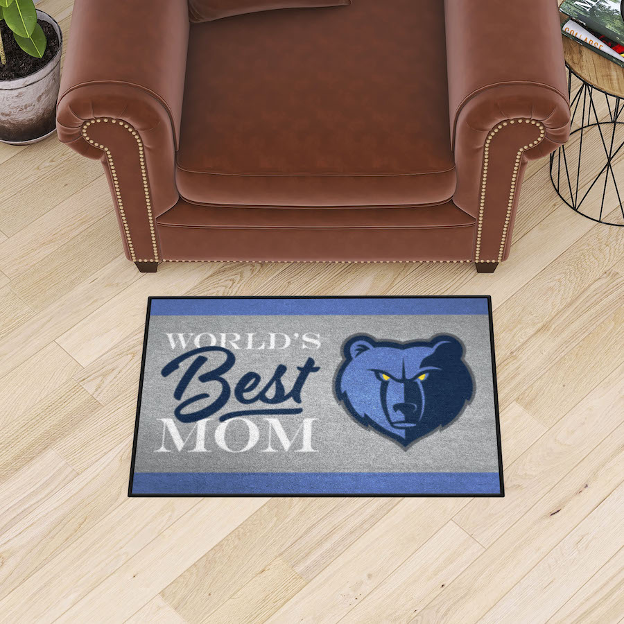 Memphis Grizzlies 20 x 30 WORLDS BEST MOM Floor Mat