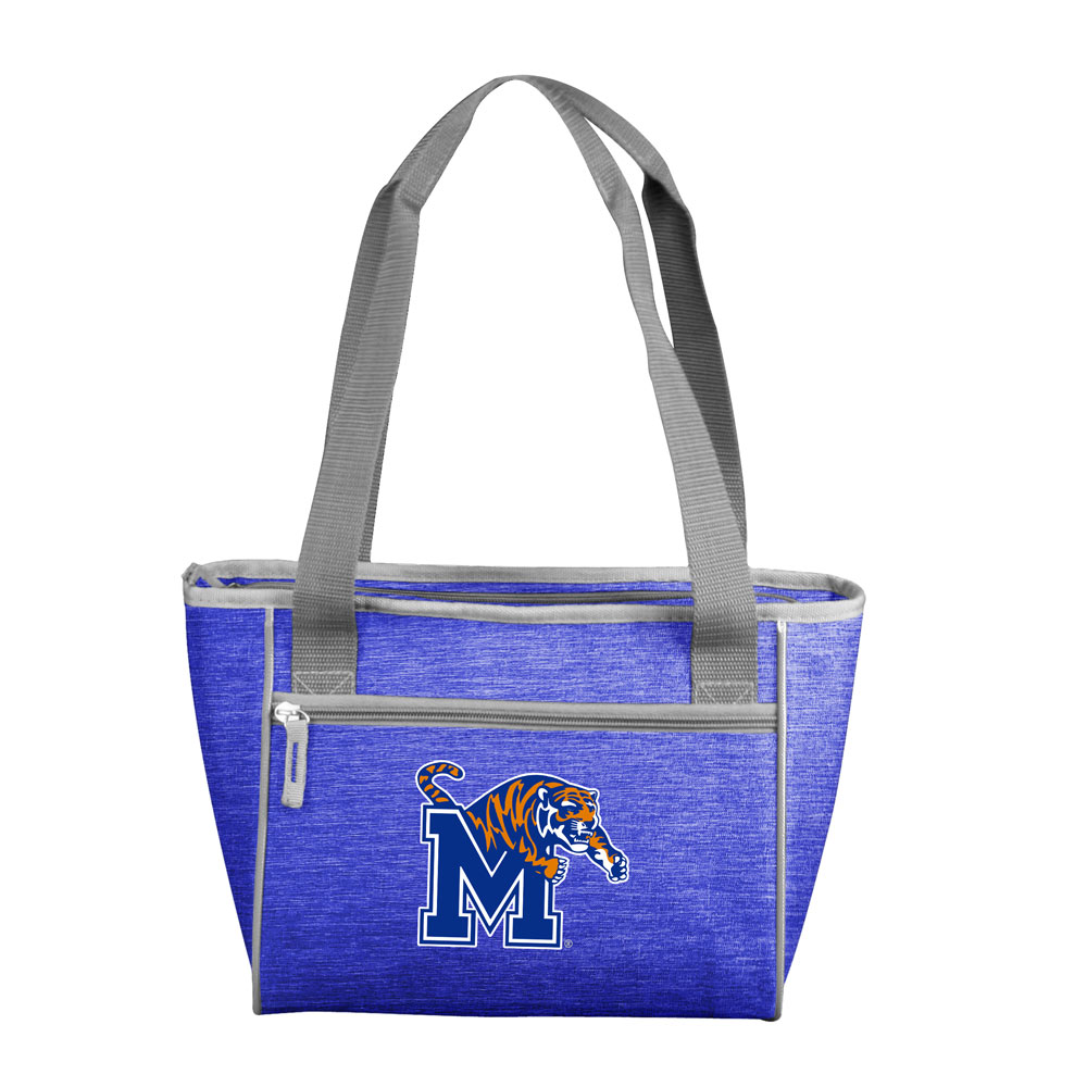 Memphis Tigers Crosshatch 16 Can Cooler Tote