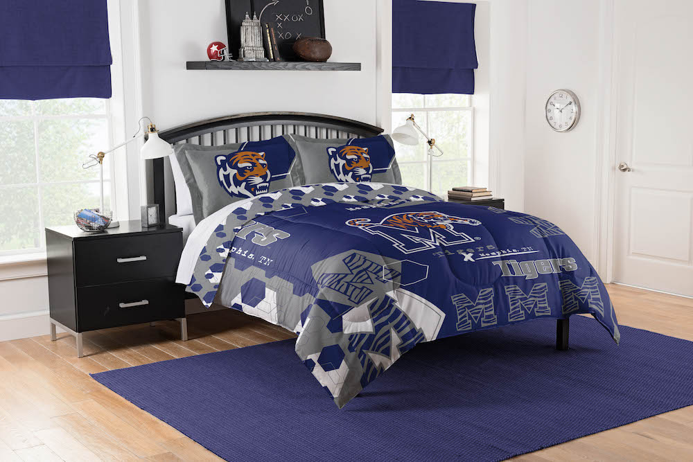 Memphis Tigers QUEEN/FULL size Comforter and 2 Shams