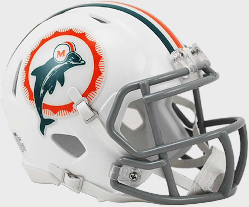 Miami Dolphins NFL Throwback 1972 Mini Helmet