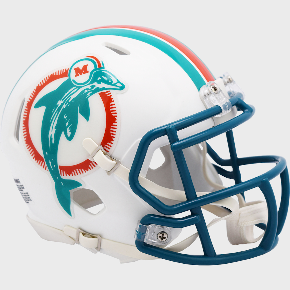 Miami Dolphins NFL Throwback 1980-1996 Mini Helmet