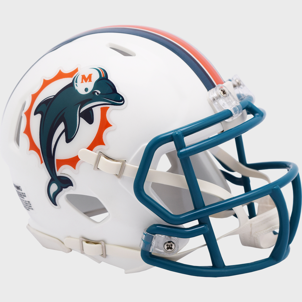 Miami Dolphins NFL Throwback 1997-2012 Mini Helmet