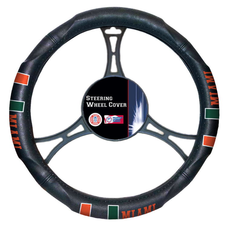 Miami Hurricanes Steering Wheel Cover