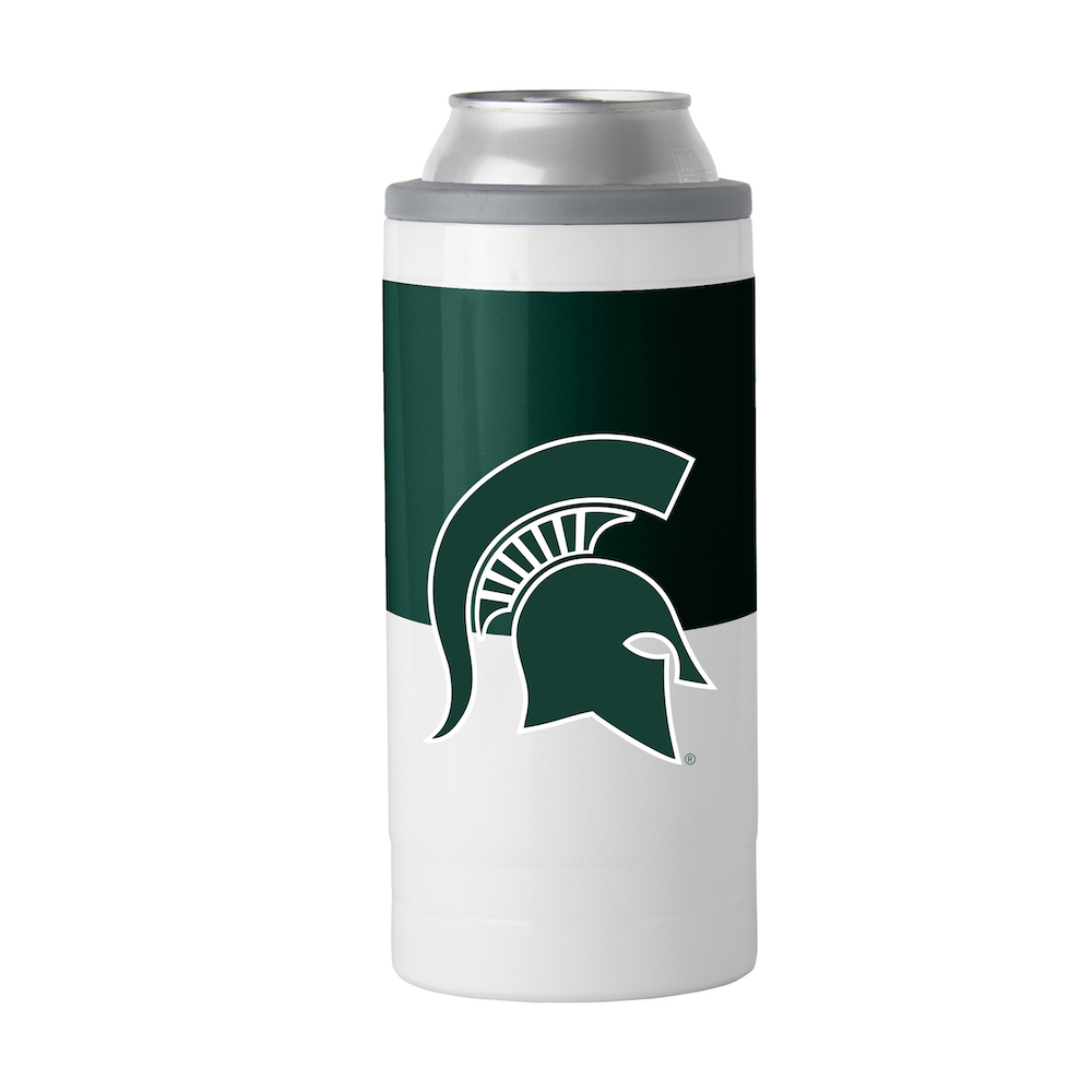 Michigan State Spartans Colorblock 12 oz. Slim Can Coolie