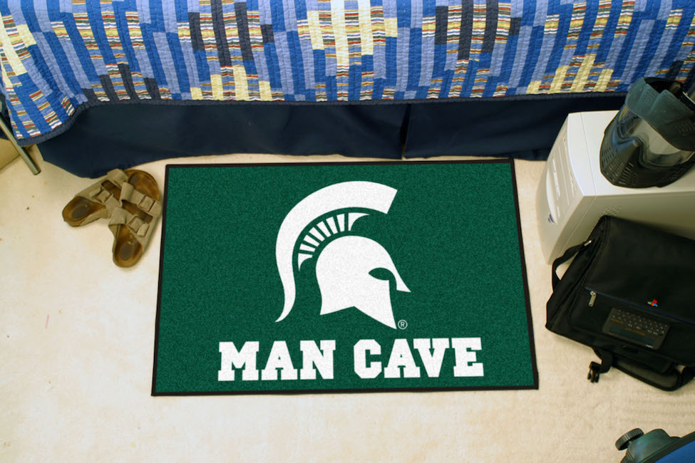 Michigan State Spartans MAN CAVE 20 x 30 STARTER Floor Mat