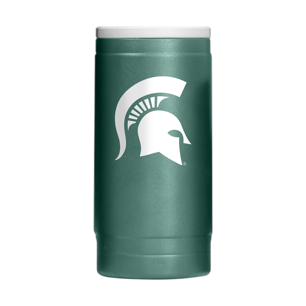 Michigan State Spartans Powder Coated 12 oz. Slim Can Coolie