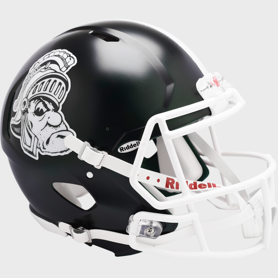 Michigan State Spartans SPEED Revolution Authentic Football Helmet - SPARTY
