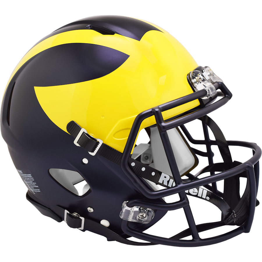 Michigan Wolverines SPEED Revolution Authentic Football Helmet